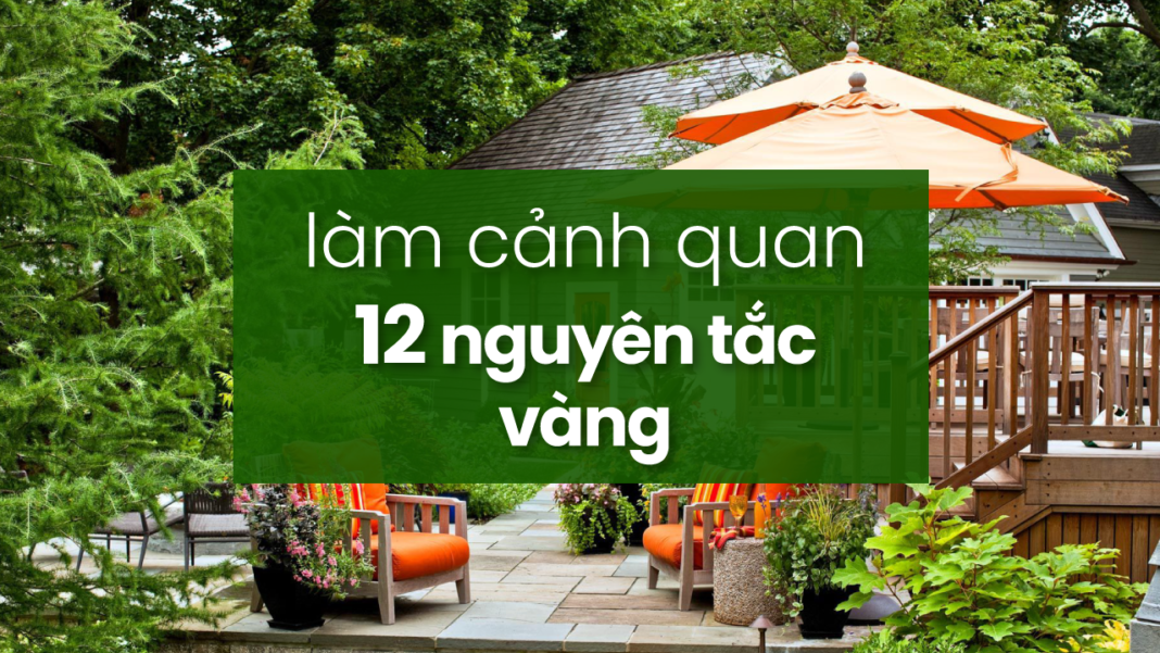 nguyên tắc vàng khi thiết kế cảnh quan